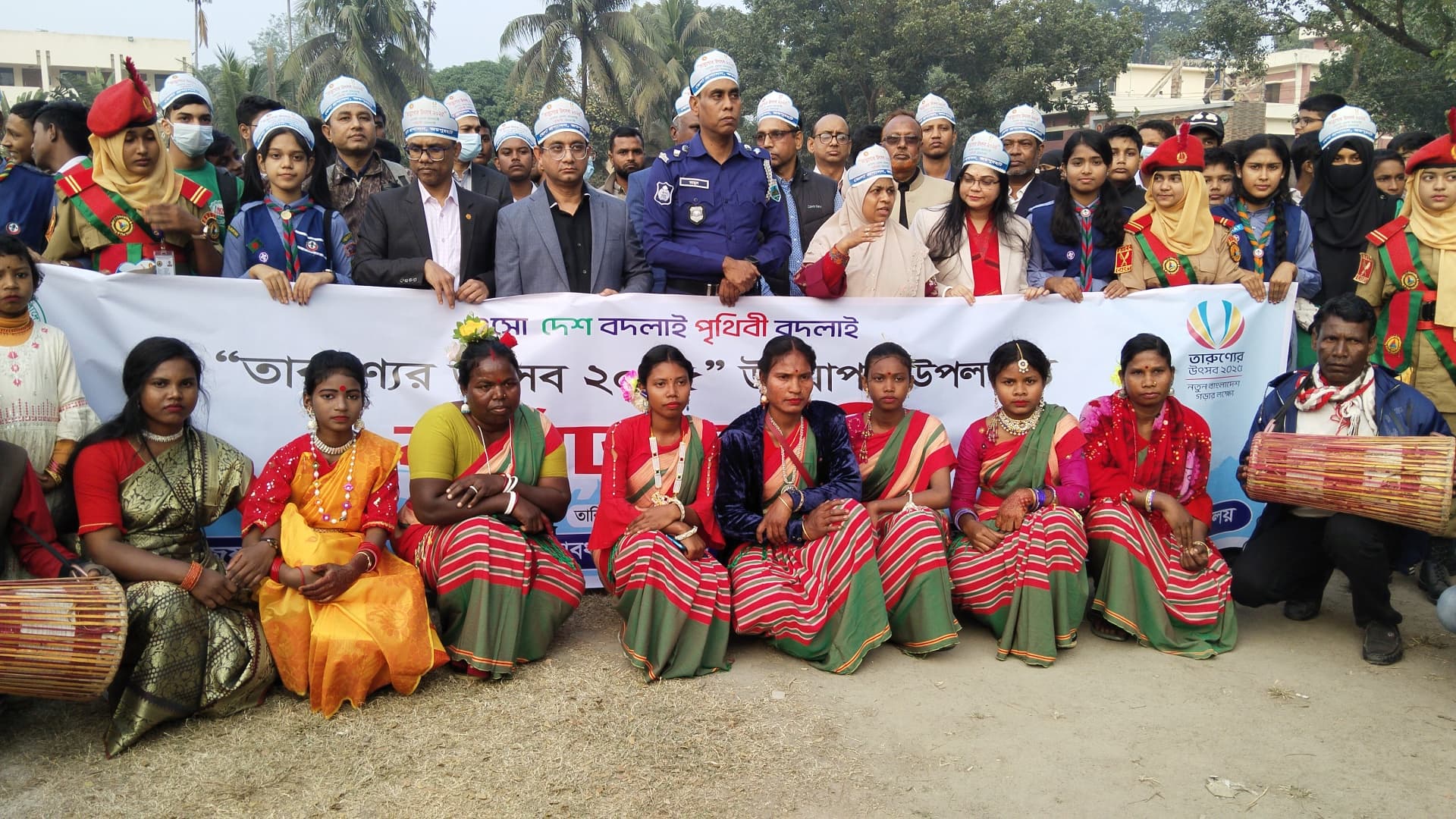 তারুন্যের উৎসব ২০২৫ উপলক্ষে জয়পুরহাটে বর্ণাঢ্য র‍্যালী